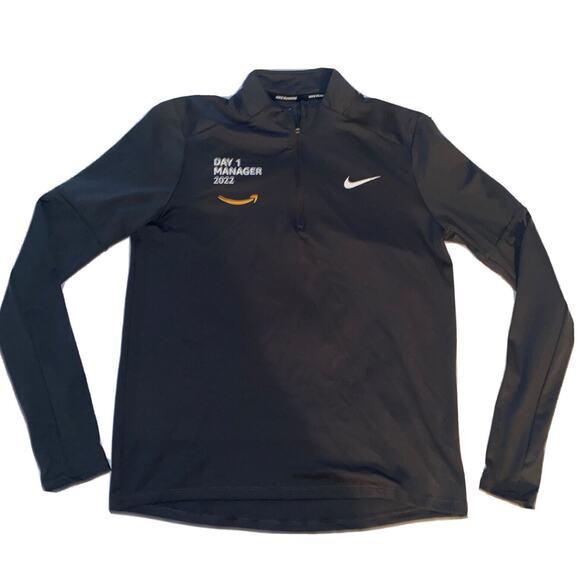 Nike Women's Dri-Fit Element Half Zip Running Top Size Small Amazon Manager 2022 - Picture 1 of 8